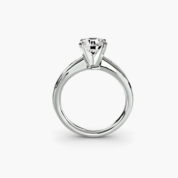 Three-Stone Ring with Halo 2