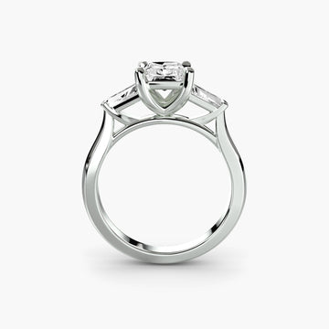 Solitaire with Shoulder Accents 2