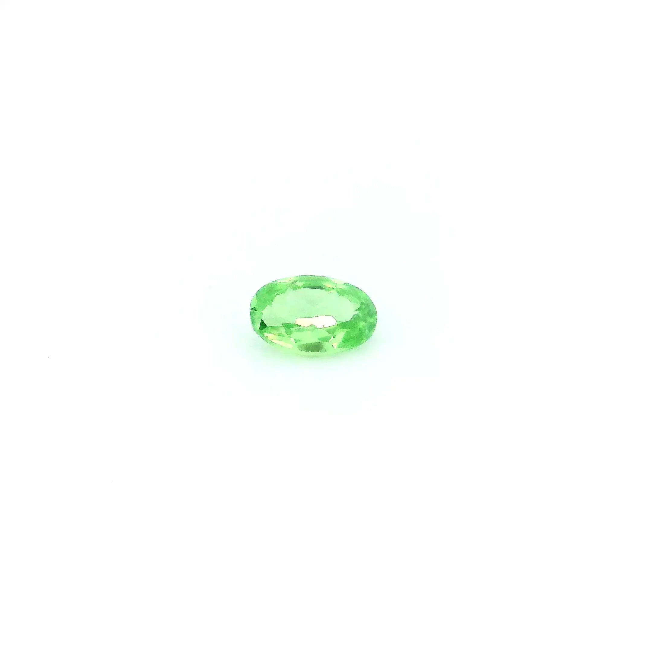 0.30ct Oval Natural Garnet (Colour Green, Clarity Slightly Included, Cut Faceted) - Prestige Stones
