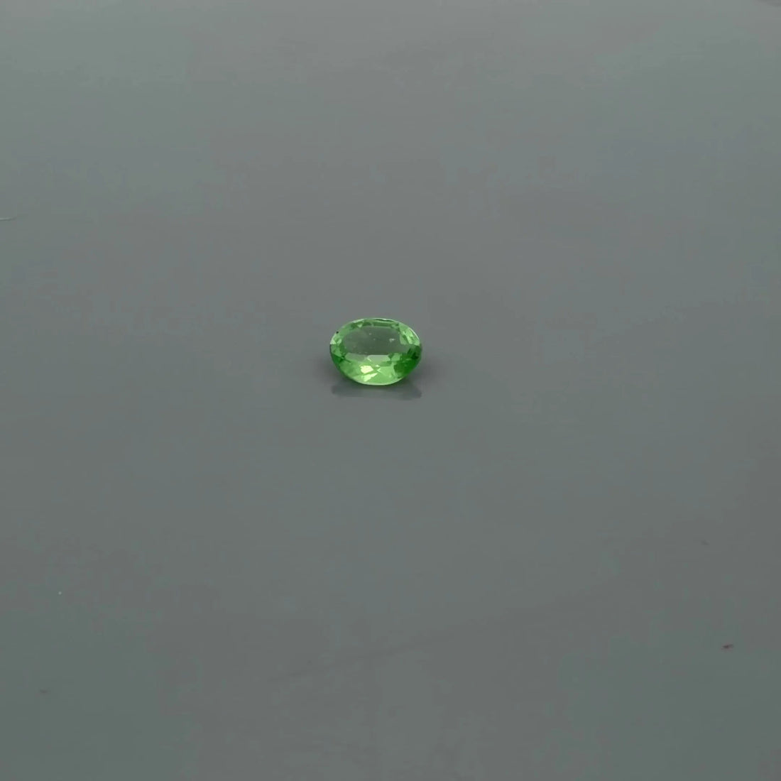 0.36ct Oval Natural Garnet (Colour Green, Clarity Slightly Included, Cut Faceted) - Prestige Stones