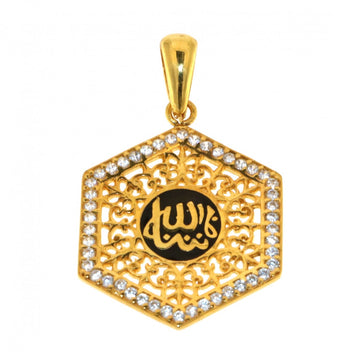 22ct Gold Mashallah Pendant - A115894