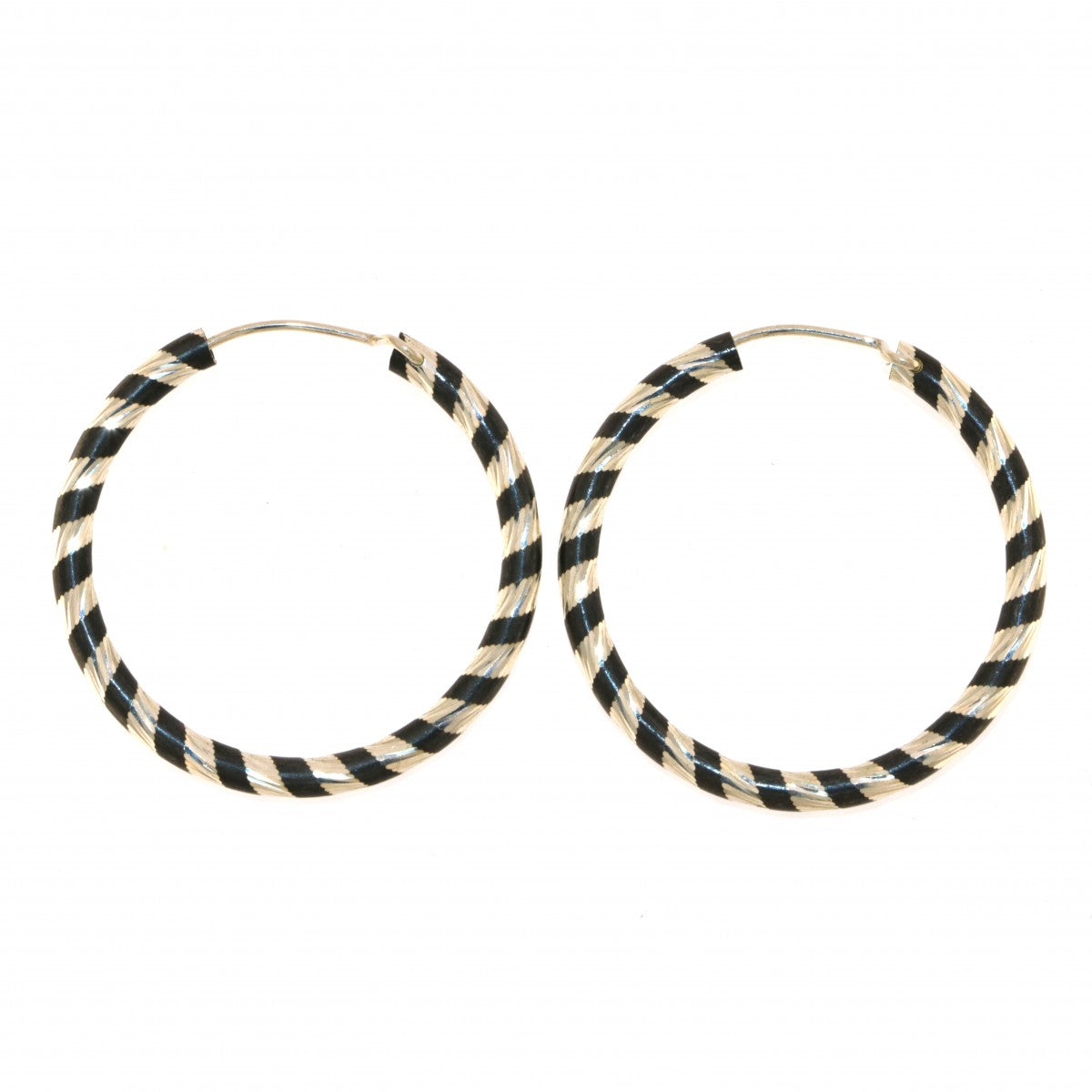 925 Sterling Silver Hoop Earrings - A115990