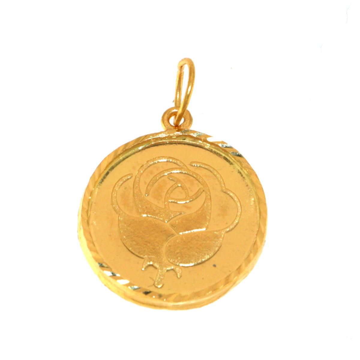 22ct Gold Flower Pendant - A116530