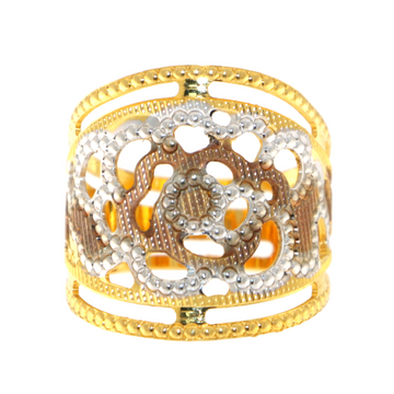 22ct Three Colour Gold Ladies Ring - A116936