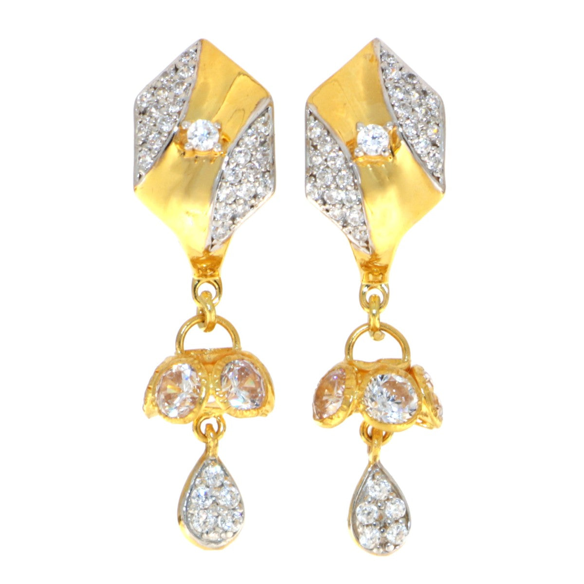 22ct Gold Stud Earrings - A116977