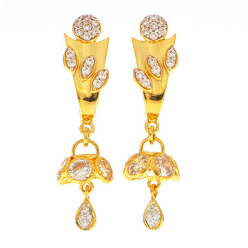 22carat Gold Stud Earrings - A116985
