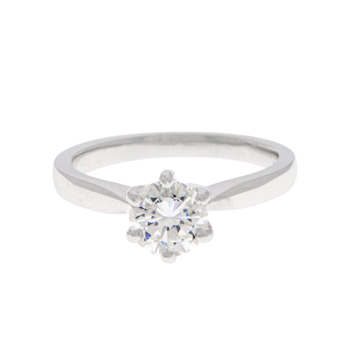 0.91ct Brilliant Cut Diamond Solitaire Ring in Platinum - A117134