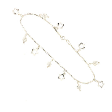 925 Sterling Silver Charms Anklet (Single) - A117249