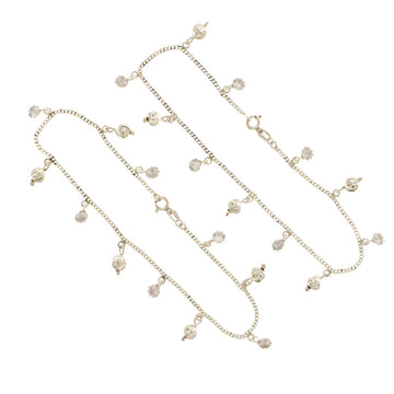 925 Sterling Silver Charms Anklet (Pair) - A117267