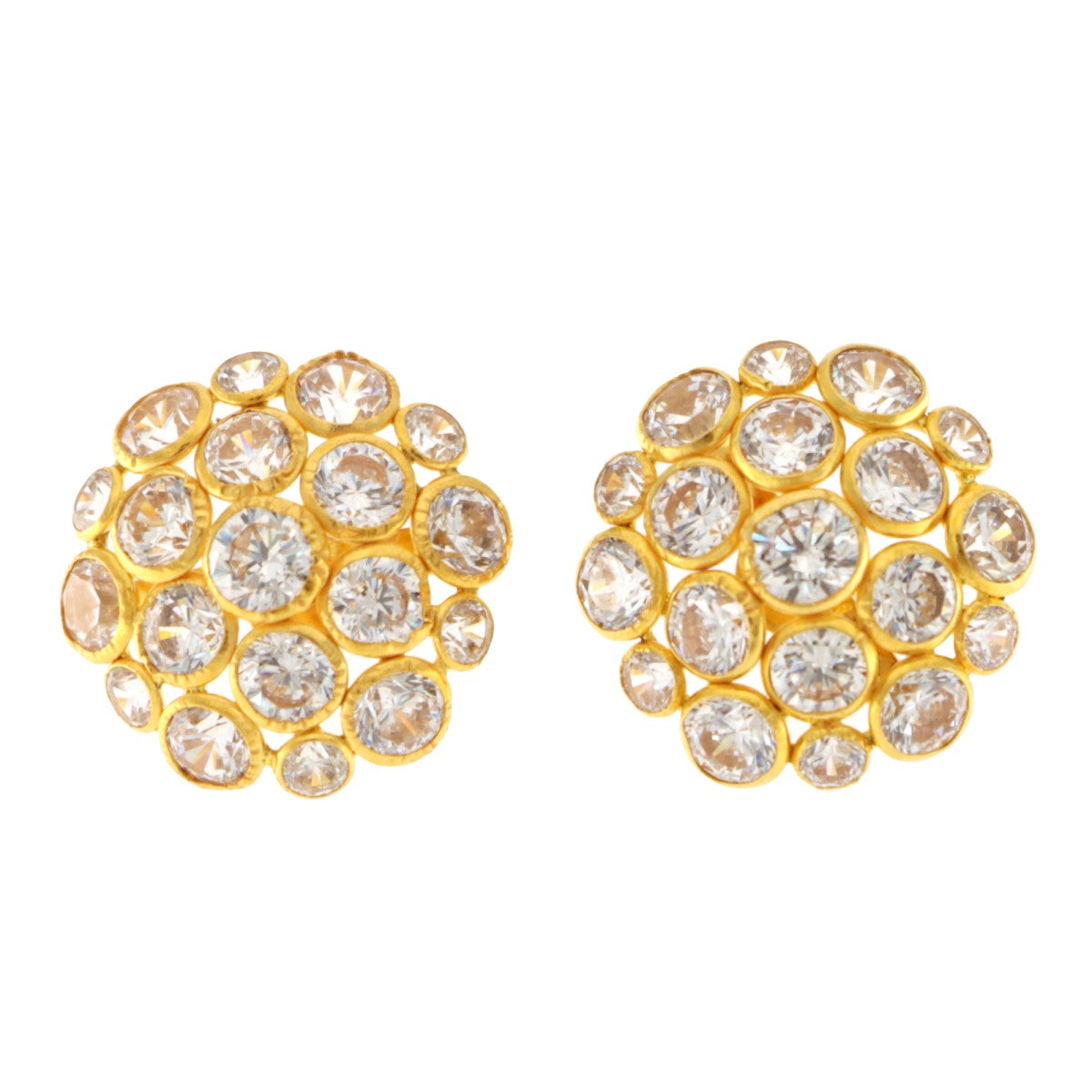 22ct Gold Stud Earrings | 4.37g - A117493