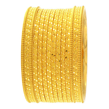 22ct Gold 8 Bangles and 2 Karas Set - A117725