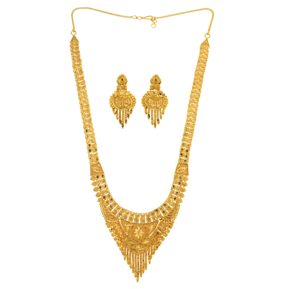 22ct Gold Rani Haar/Necklace Set - A117739