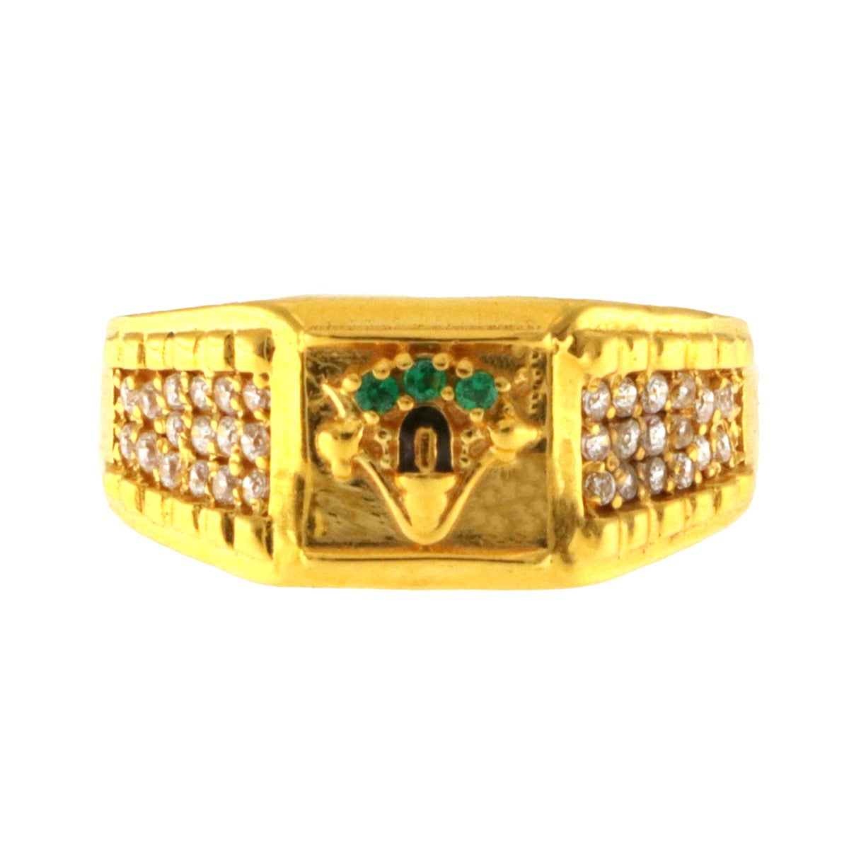 22ct Gold Balaji Ring | Size S - A117797