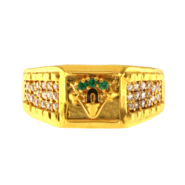 22ct Gold Balaji Ring | Size S - A117797