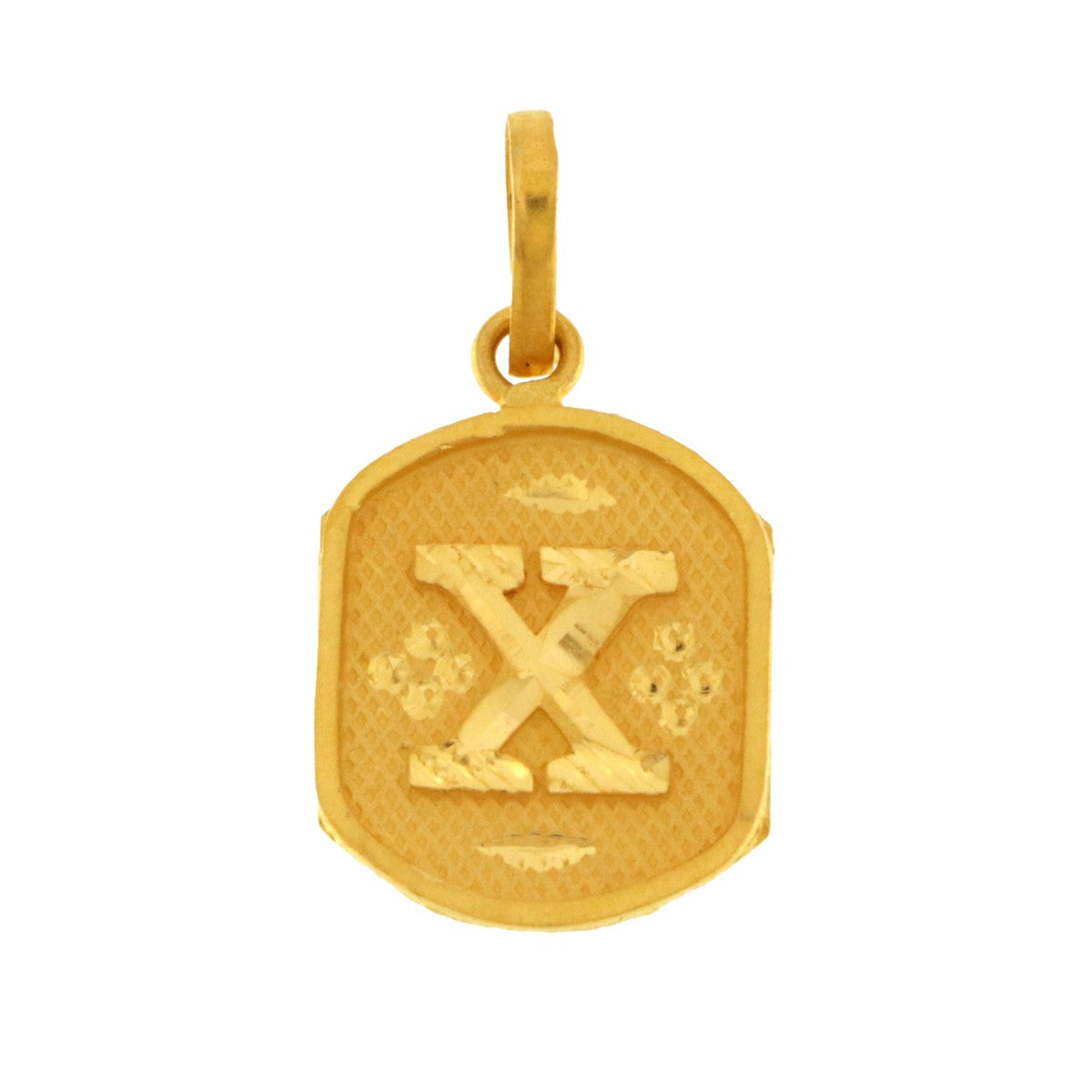 22ct Gold X Pendant | 1.57g - A117823
