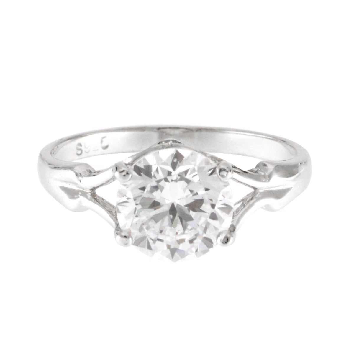 925 Sterling Silver Solitaire Ring - A117851-1