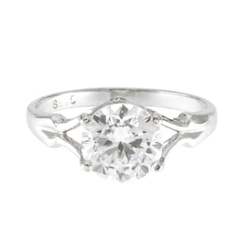 925 Sterling Silver Solitaire Ring - A117851-1