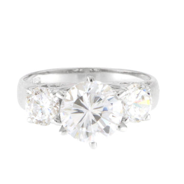 925 Sterling Silver Solitaire Ring - A117949-3