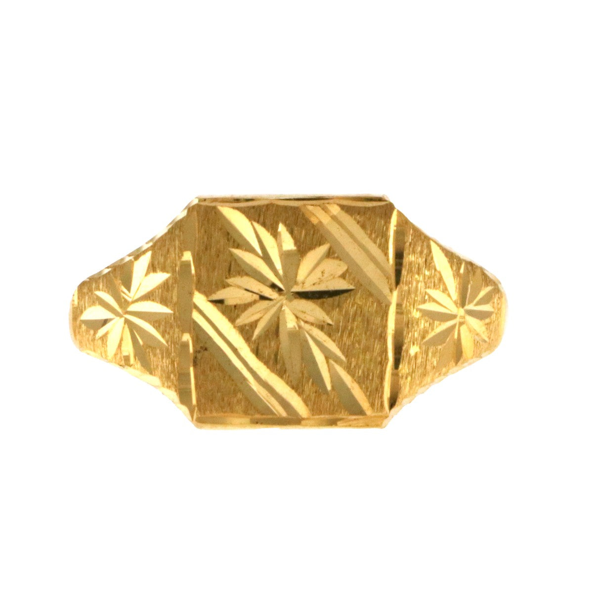 22ct Gold Ring | Size R1/2 - A117982
