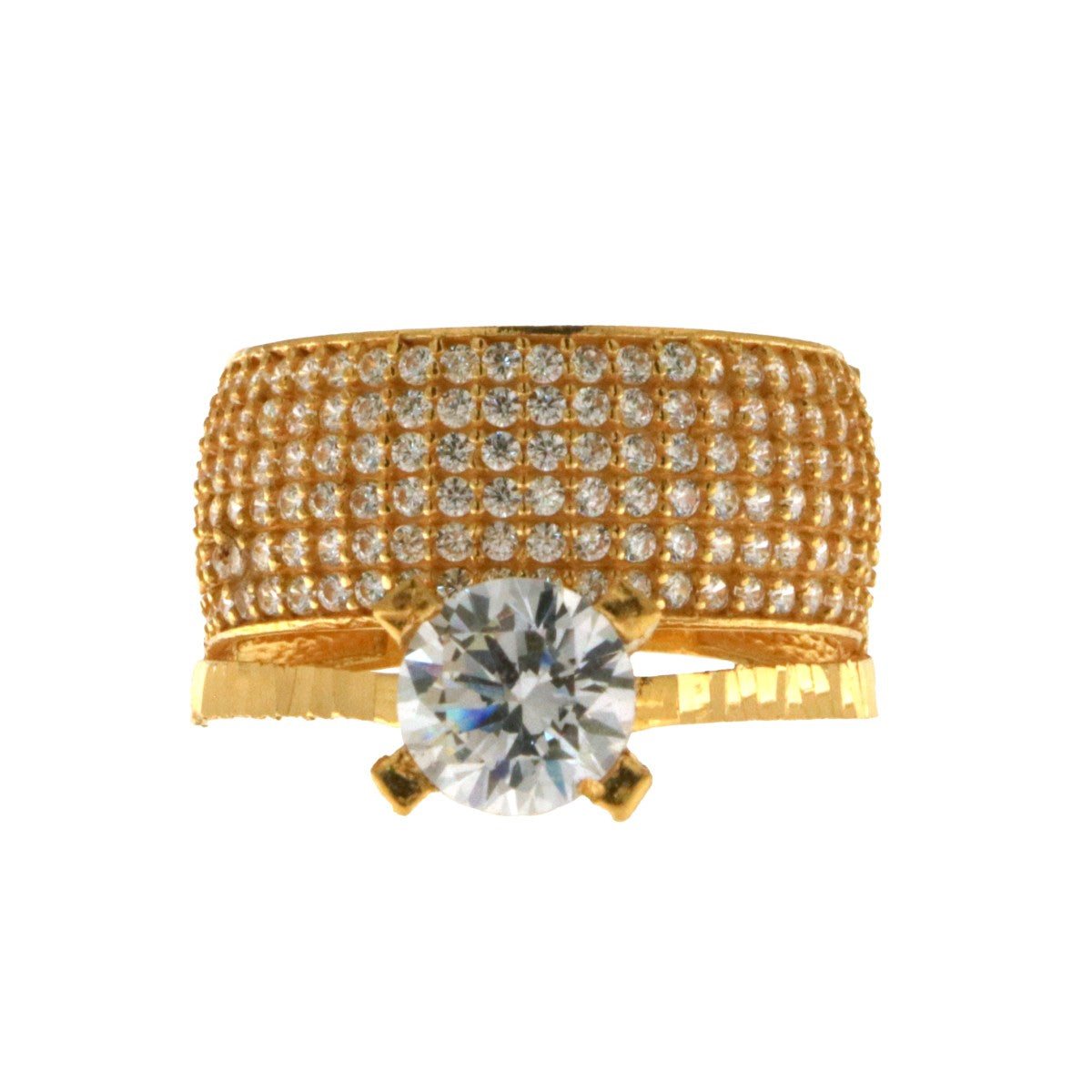 22ct Gold Solitaire Ring | Size K1/2 - A117984