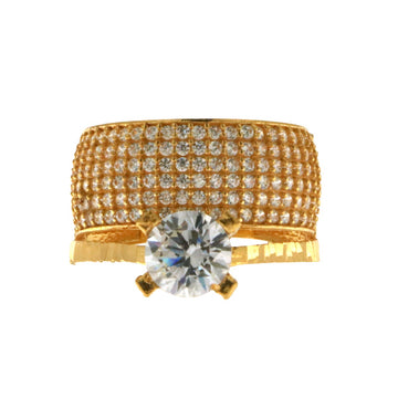 22ct Gold Solitaire Ring | Size K1/2 - A117984