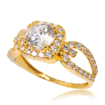22ct Gold Round Cut Ring - A118223-1