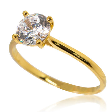 22ct Gold Solitaire Ring - A118230-1