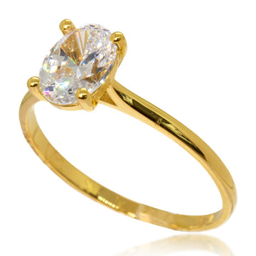 22ct Gold Solitaire Oval Cut Ring - A118232-2