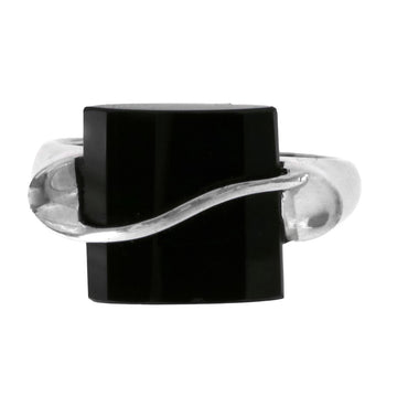 925 Sterling Silver Onyx Ring - A118751