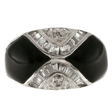 925 Sterling Silver Onyx Ring - A118753