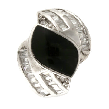 925 Sterling Silver Onyx Ring - A118754-1