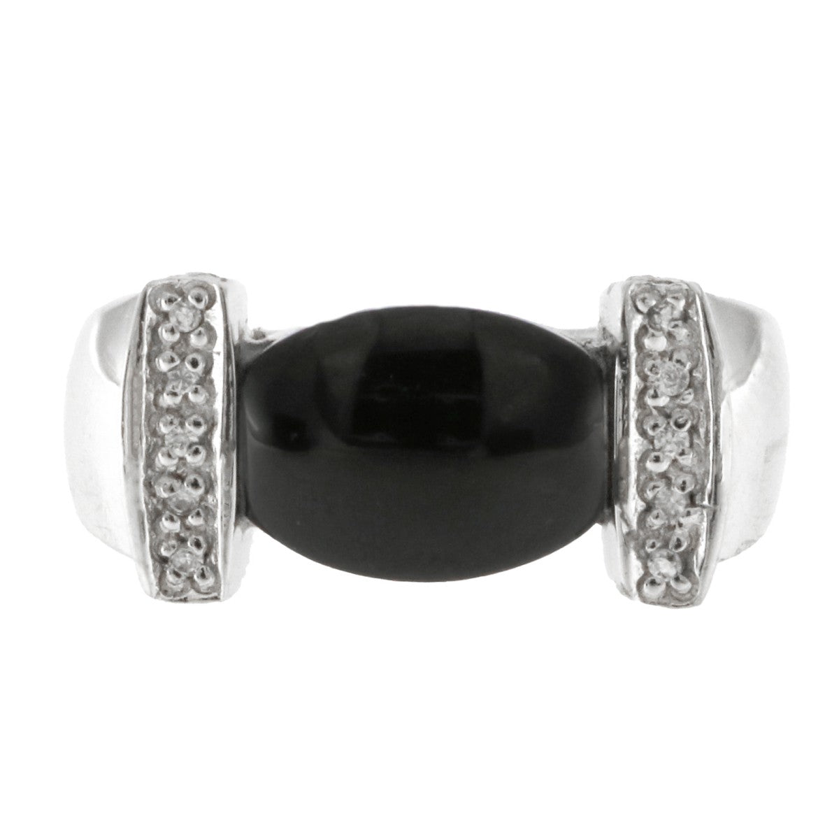 925 Sterling Silver Onyx Ring - A118756