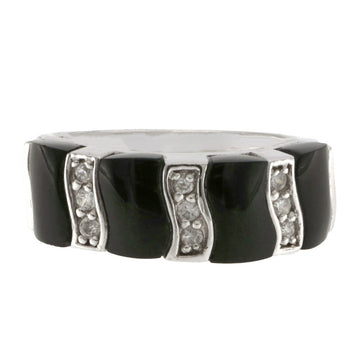 925 Sterling Silver Onyx Ring - A118759