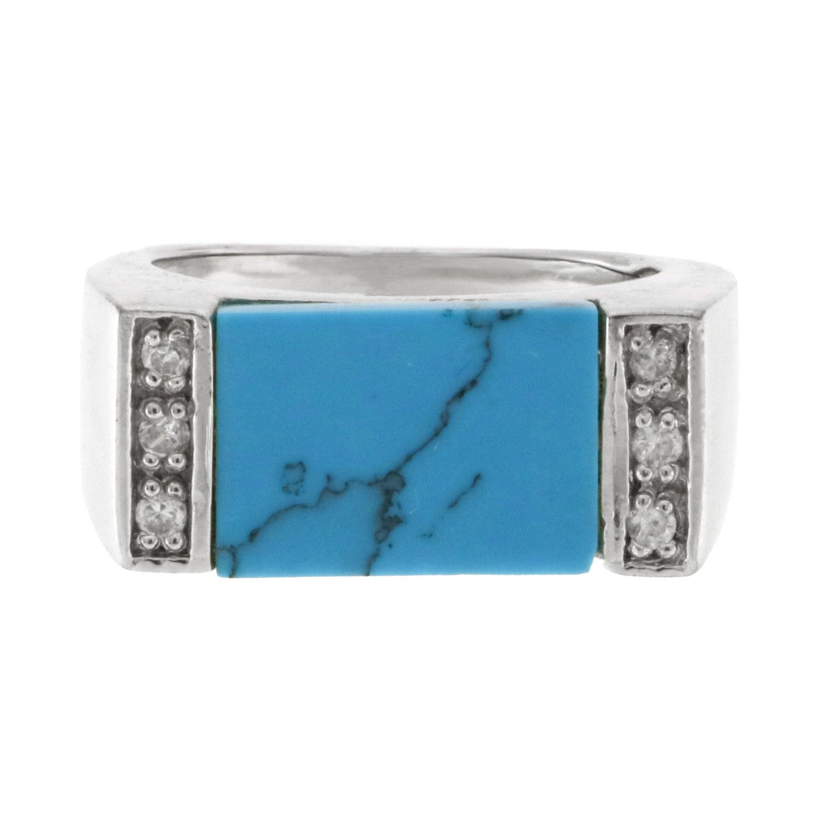 925 Sterling Silver Turquoise Ring - A118763-1