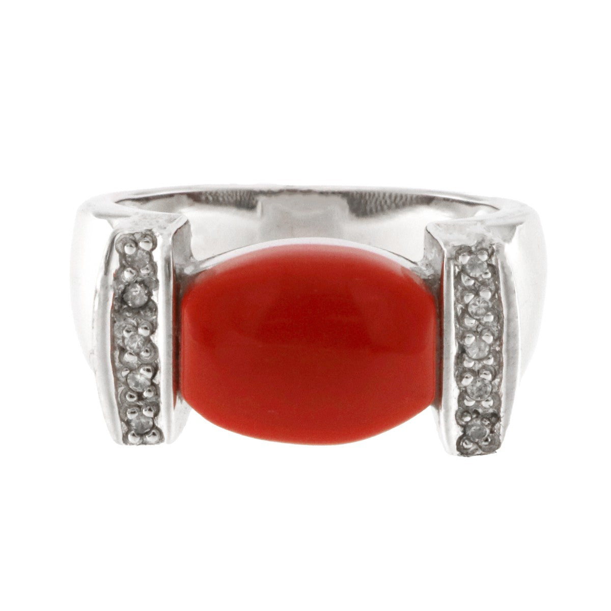 925 Sterling Silver Carnelian Ring - A118764