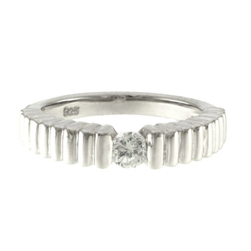 925 Sterling Silver Cubic Zirconia Ring - A118782-2