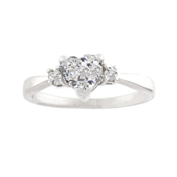 925 Sterling Silver Heart CZ Ring - A118790-2