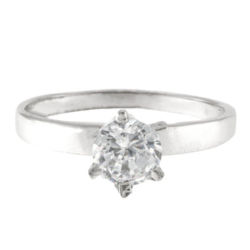 925 Sterling Silver Solitaire Ring - A118799-1