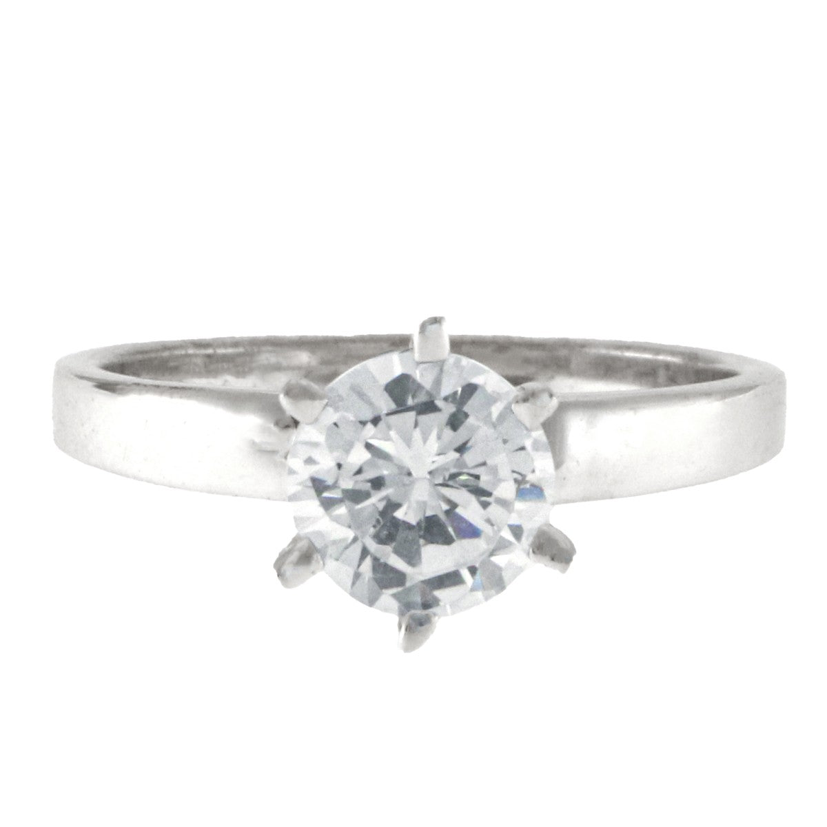 925 Sterling Silver Solitaire Ring - A118800