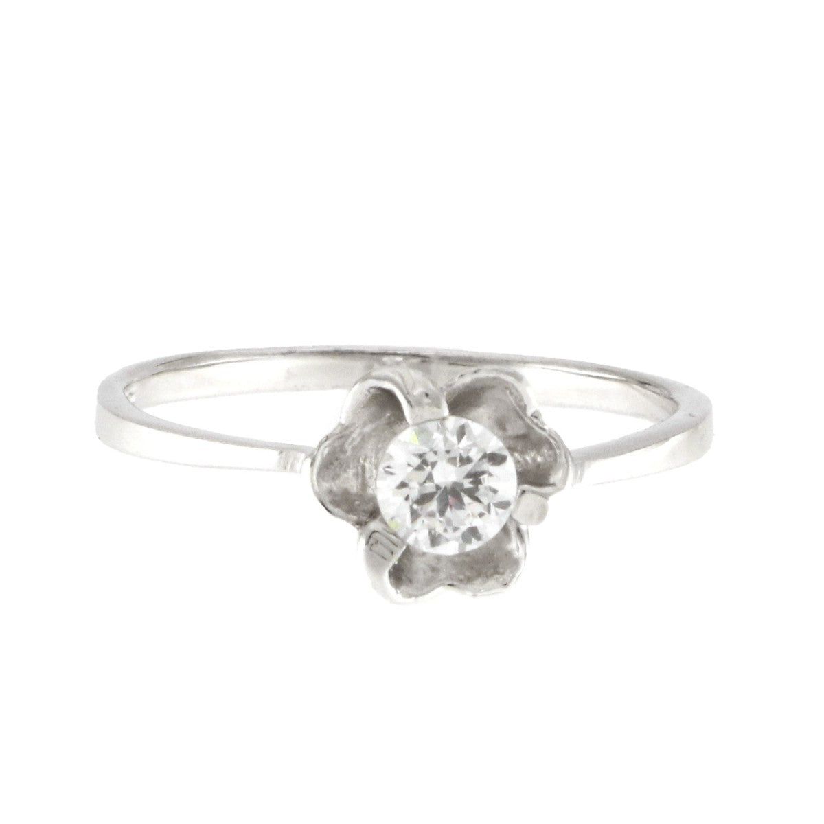 925 Sterling Silver Flower Ring - A118826-2