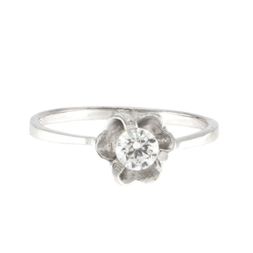 925 Sterling Silver Flower Ring - A118826-2