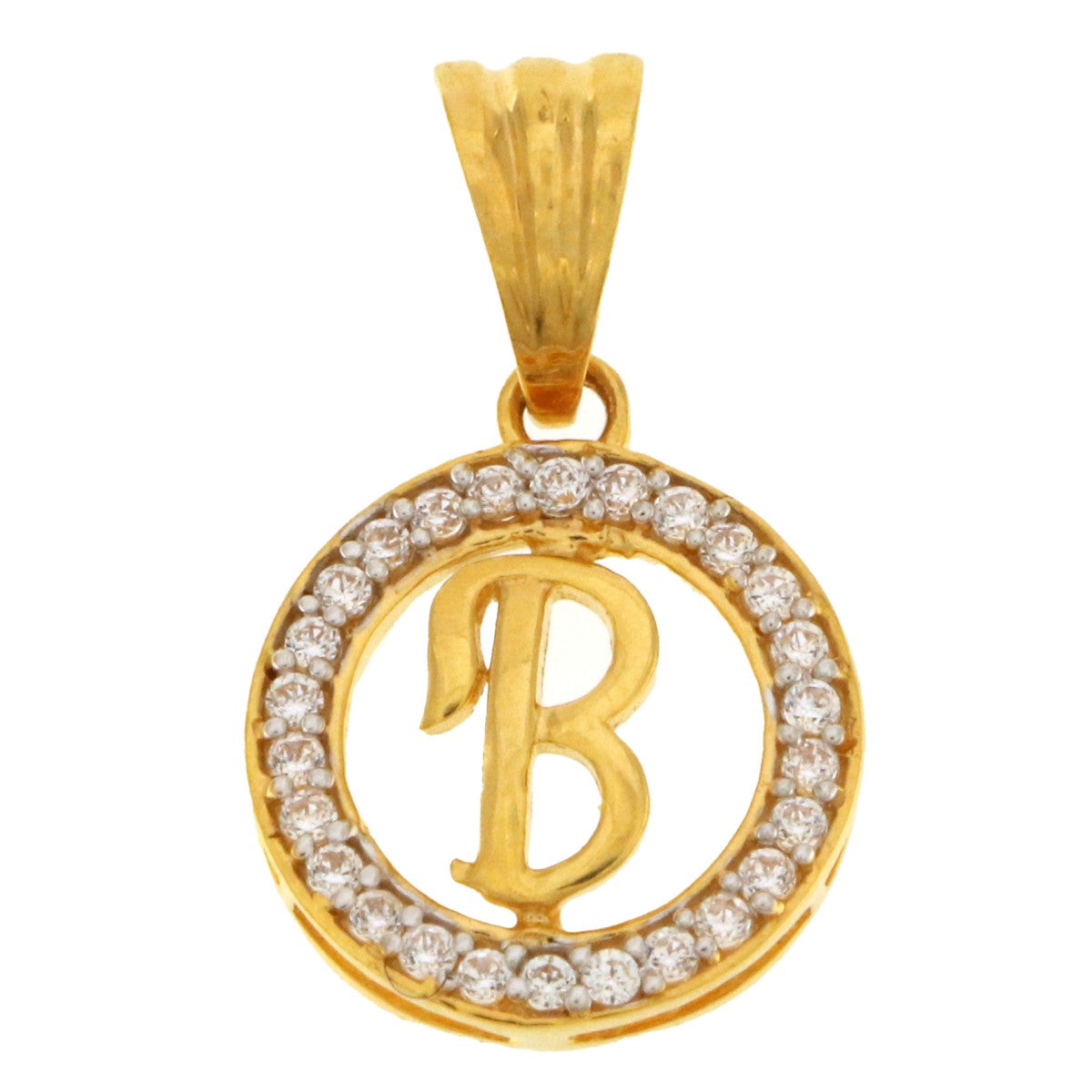 22ct Gold B Pendant - A118847