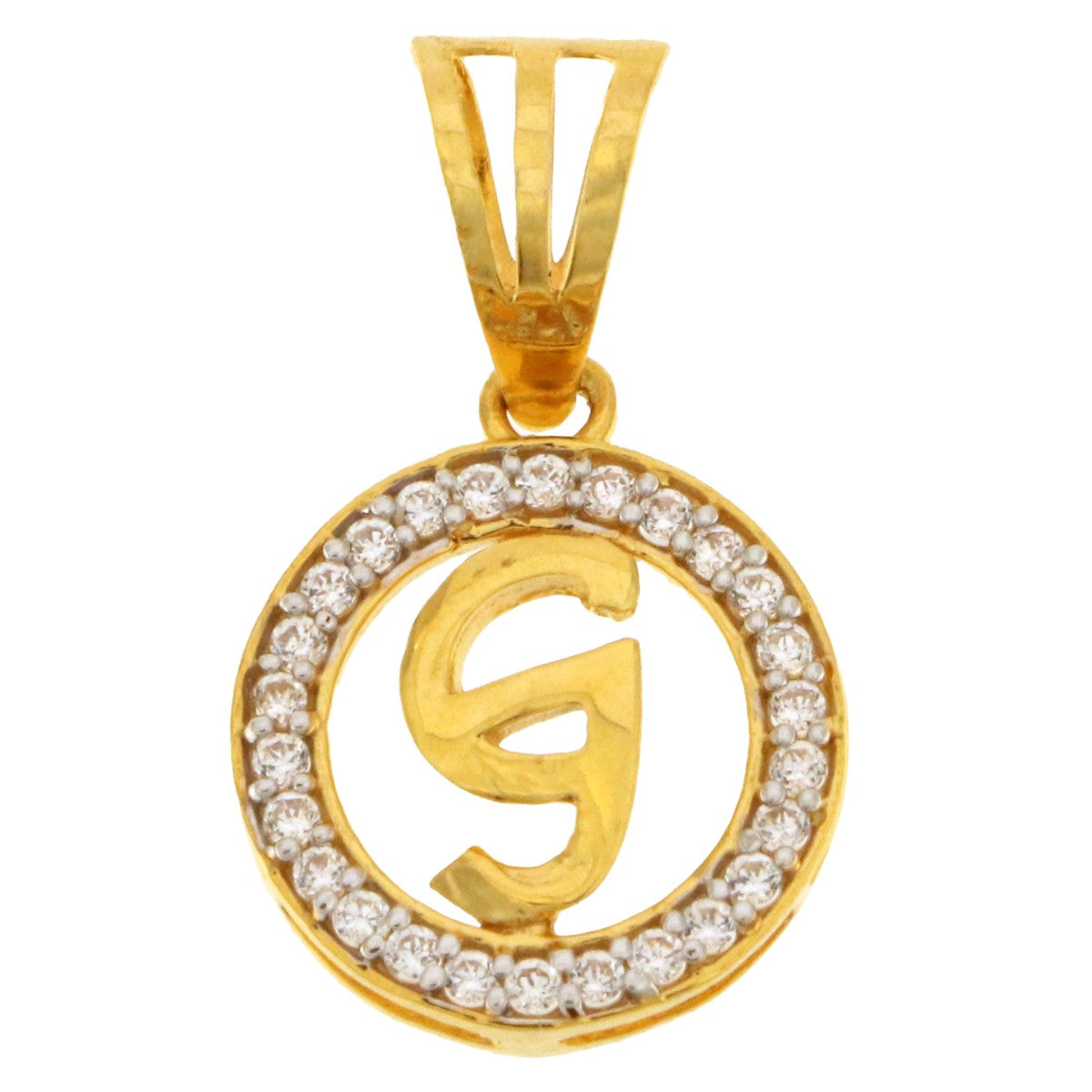 22ct Gold G Pendant - A118853