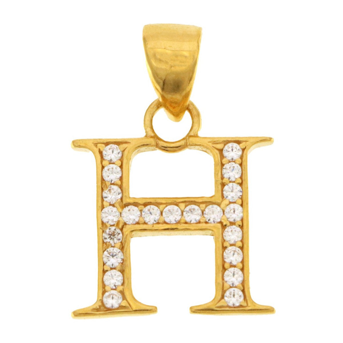 22ct Gold H Pendant - A118855