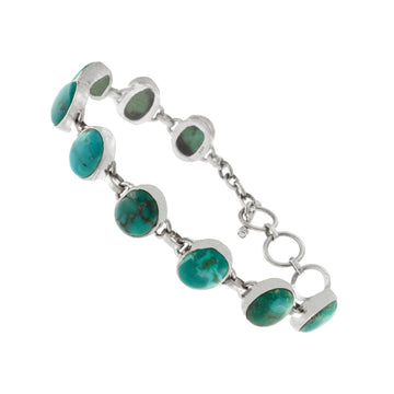 925 Sterling Silver Turquoise Bracelet - A118970