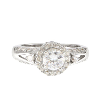 925 Sterling Silver Solitaire Ring - A119028-1