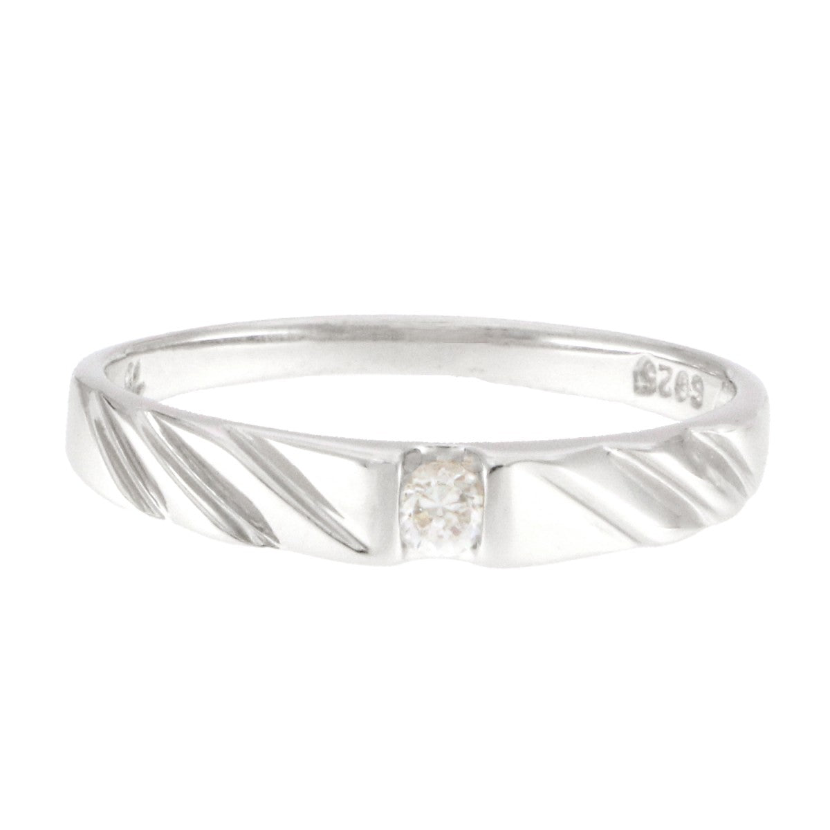 925 Sterling Silver Wedding Band - A119030-6