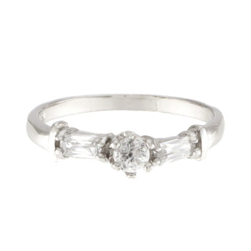 925 Sterling Silver Solitaire Ring - A119041-1