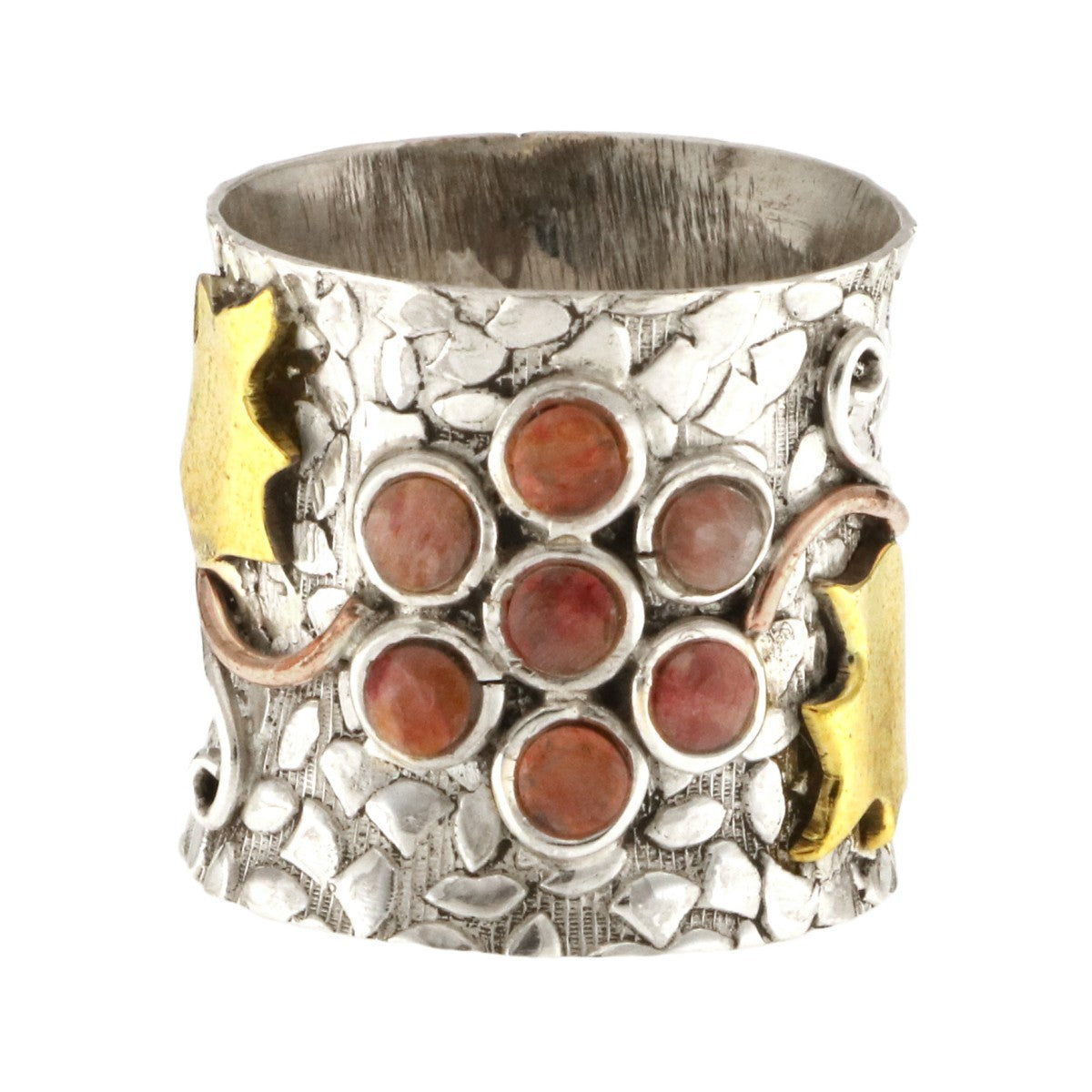 925 Sterling Silver Ruby Wedding Band - A119050