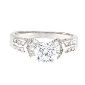 925 Sterling Silver Solitaire Ring - A119052-1
